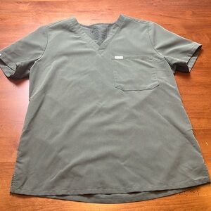 Figs Catarina One-Pocket Scrub Top Moss color Size Medium